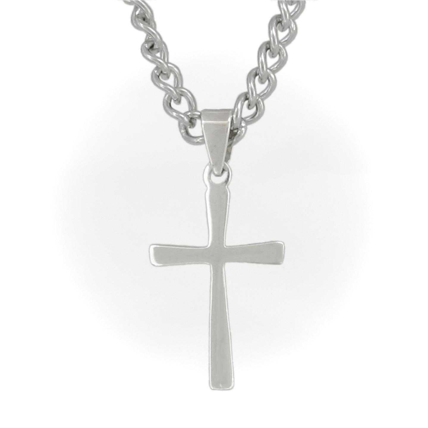 Colgante de cruz cónica; plata esterlina 925 - elección de cadenas - Imagen 9 de 14