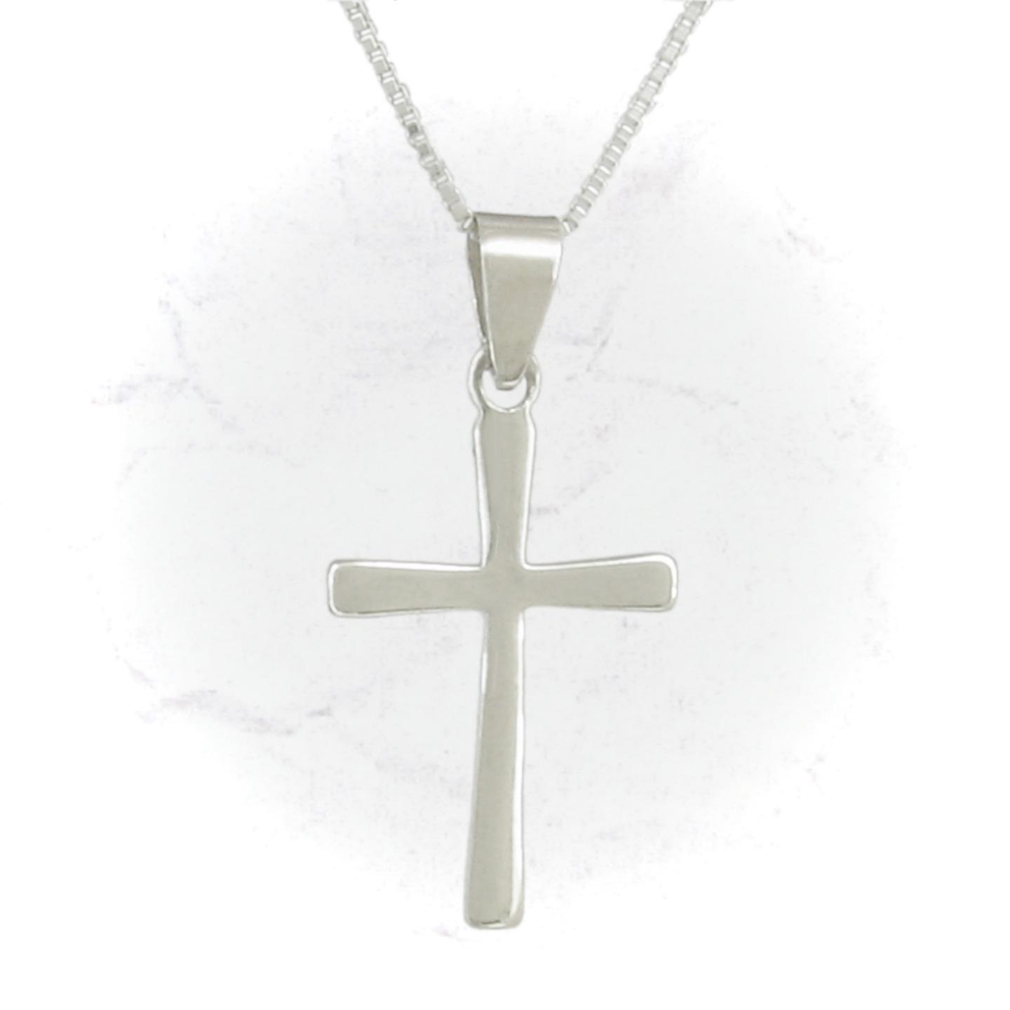 Colgante de cruz cónica; plata esterlina 925 - elección de cadenas - Imagen 12 de 14