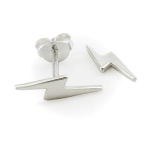 Silver Lightning Bolt Posts Ft view w/ white vgn