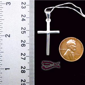 SIZE REFERENCE Photo of our Plain Thin Cross