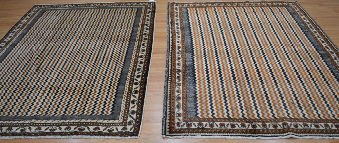 4 10 X 6 8 Rare Pair Matching Geometric Charageh Handmade Wool Area Rugs 5 7 - 5 X 6 Wool Area Rugs 4 10 X 6 8 Rare Pair Matching Geometric Charageh Handmade Wool Area Rugs 5 7 - 5 X 6 Wool Area Rugs