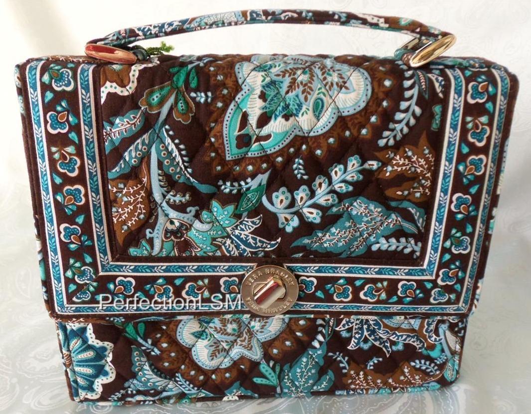 Borsa a mano Vera Bradley Julia convertibile a tracolla/pranzo modello amico nuova con etichette a scelta! - Foto 12 di 16
