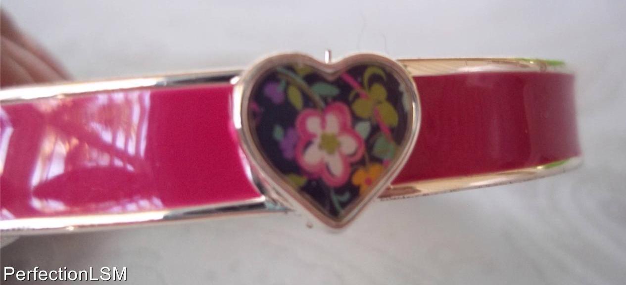 Bracciale Vera Bradley Cuore Nuovo con etichette con modello a scelta con sacchetto regalo in camoscio e spedizione gratuita! - Foto 11 di 12