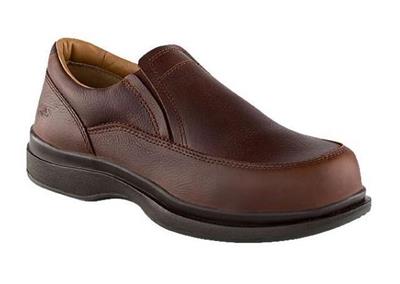 redwing slip on steel toe