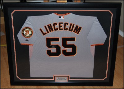 baseball jersey display