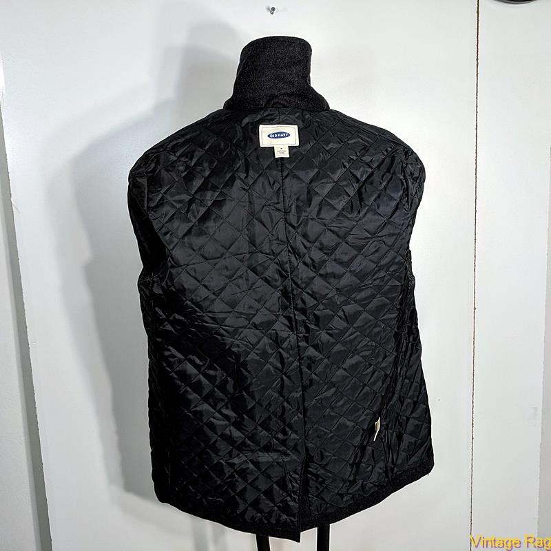 OLD NAVY Wool Blend Jacket Coat Peacoat Mens Size M Dark gray
