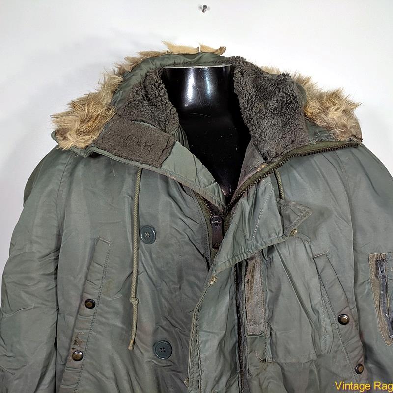 64 Military Issued Flying Man Jacket Type N-3B Army Green