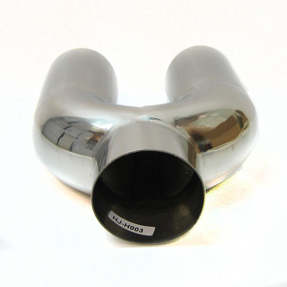 Dual Twin Sport Universal Chrome Exhaust Pipe Muffler Tip Stainless