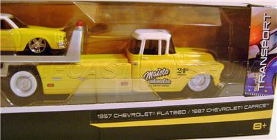 Maisto Design Elite 1957 CHEVROLET FLATBED /& 1987 CHEVROLET CAPRICE Diecast.