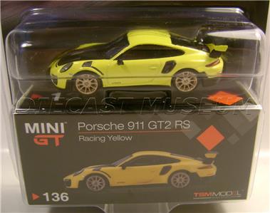 ミニカー MINI GT Porsche 911 GT2 RS Racing Yellow Mini GT Porsche 911 GT2 RS Racing Yellow - YouTube