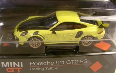 ミニカー MINI GT Porsche 911 GT2 RS Racing Yellow PORSCHE 911 GT2 RS YELLOW USA EXCLUSIVE MIJO TSM MODEL MINI