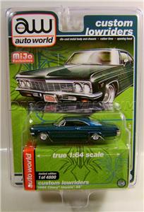 1966 '66 CHEVY IMPALA SS HARD TOP GREEN LOWRIDERS MIJO AUTO WORLD