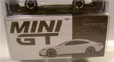 PORSCHE TAYCAN TURBO S WHITE MIJO TSM MODEL MINI GT DIECAST 2021