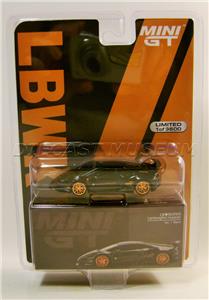 ミニカー MINI GT Lamborghini Huracan Ver.1 Black MINI GT 1081 - Lamborghini Countach LB-WORKS Black MINIATURA 1/64
