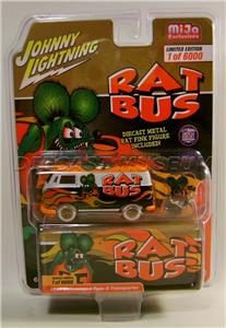 Johnny Lightning 1:64 Rat Fink 1965 VW Type-2 Pickup