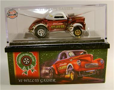 ミニカー Hot Wheels 41 Willys Gasser RLC 1941 '41 WILLYS GASSER HOLIDAY CAR RED LINE CLUB CAR RLC HOT