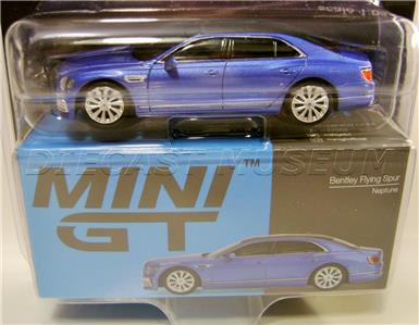 BENTLEY FLYING SPUR NEPTUNE BLUE MIJO TSM MODEL MINI GT DIECAST