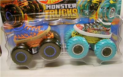 SNEAKER HEAD SHOE LEBRON JAMES 2 PACK MONSTER TRUCKS HOT WHEELS
