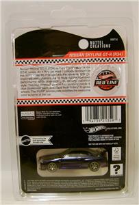 Hot Wheels RLC Nissan Skyline GT-R (BNR34) 2023 - Échelle 1/64 - Rose - Red Line Club