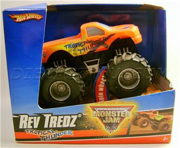 ❤️ ♪RHR♪さま❤️ TROPICAL THUNDER MONSTER JAM TRUCK REV TREDZ HOT WHEELS 2009 RARE