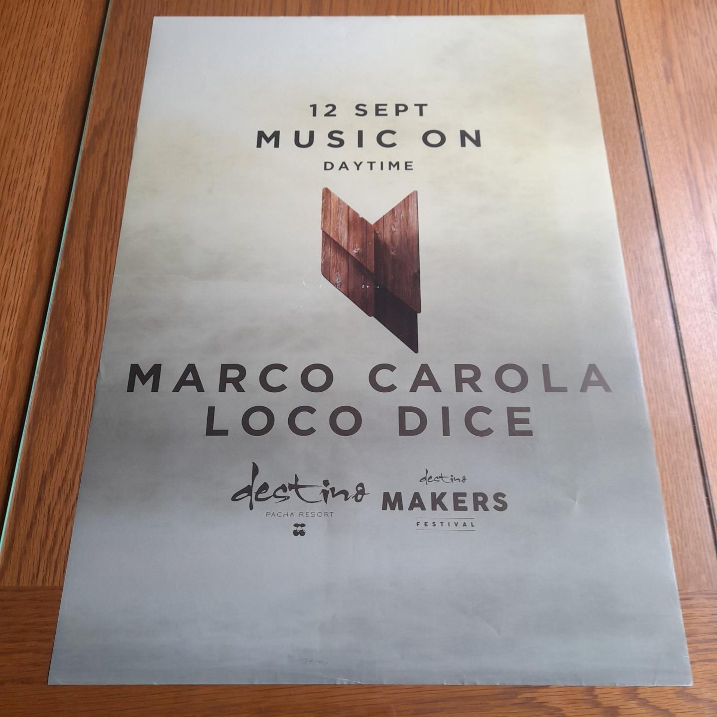 MUSIC ON MARCO CAROLA @ DESTINO PACHA CLUB 2019 - IBIZA CLUB POSTERS - DJ MUSIC - Picture 17 of 18