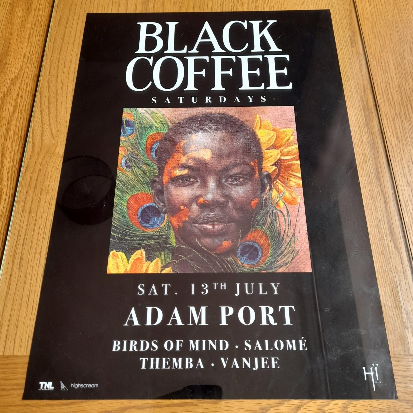 BLACK COFFEE @ HI CLUB 2019 - IBIZA CLUB POSTERS - DJ TRIBAL HOUSE MUSIC - Picture 15 of 24