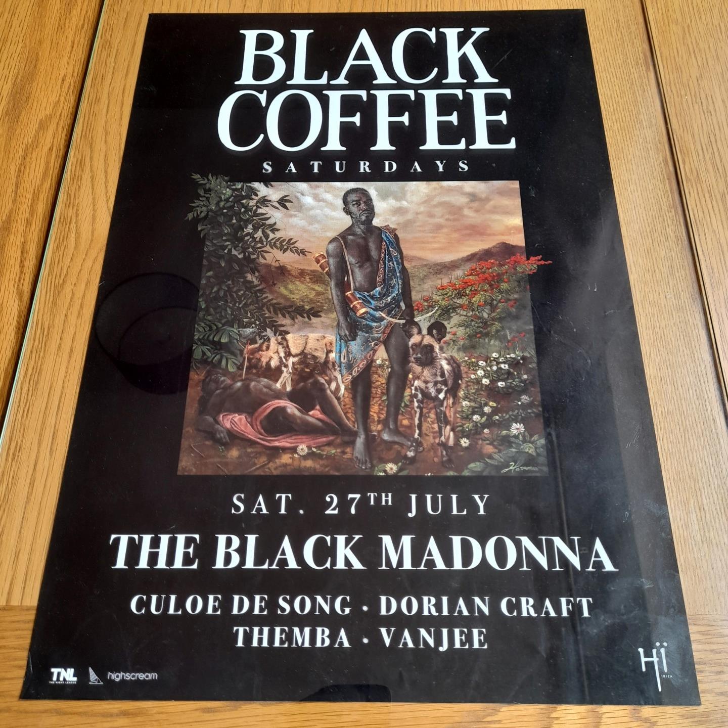 BLACK COFFEE @ HI CLUB 2019 - IBIZA CLUB POSTERS - DJ TRIBAL HOUSE MUSIC - Picture 17 of 24