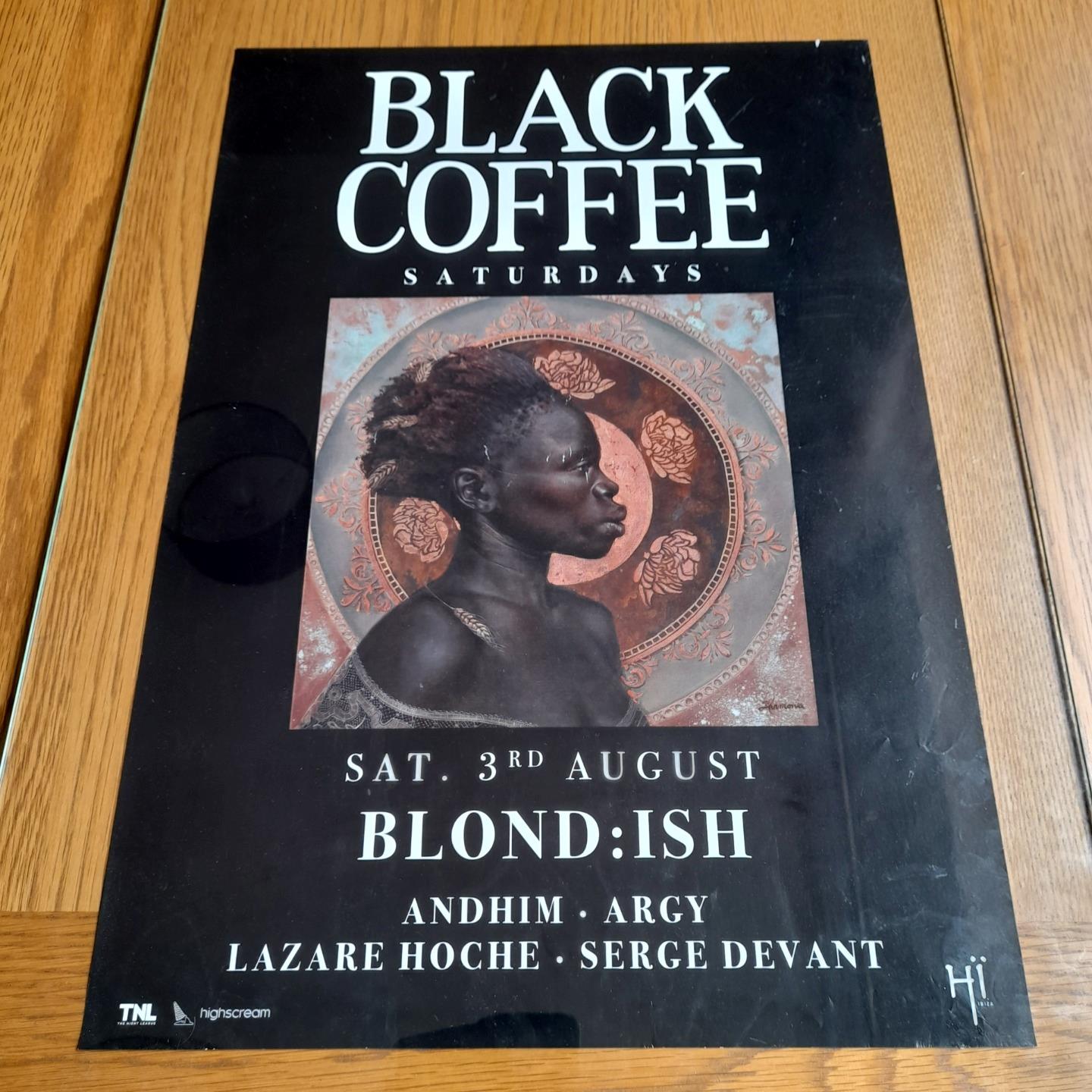 BLACK COFFEE @ HI CLUB 2019 - IBIZA CLUB POSTERS - DJ TRIBAL HOUSE MUSIC - Picture 18 of 24
