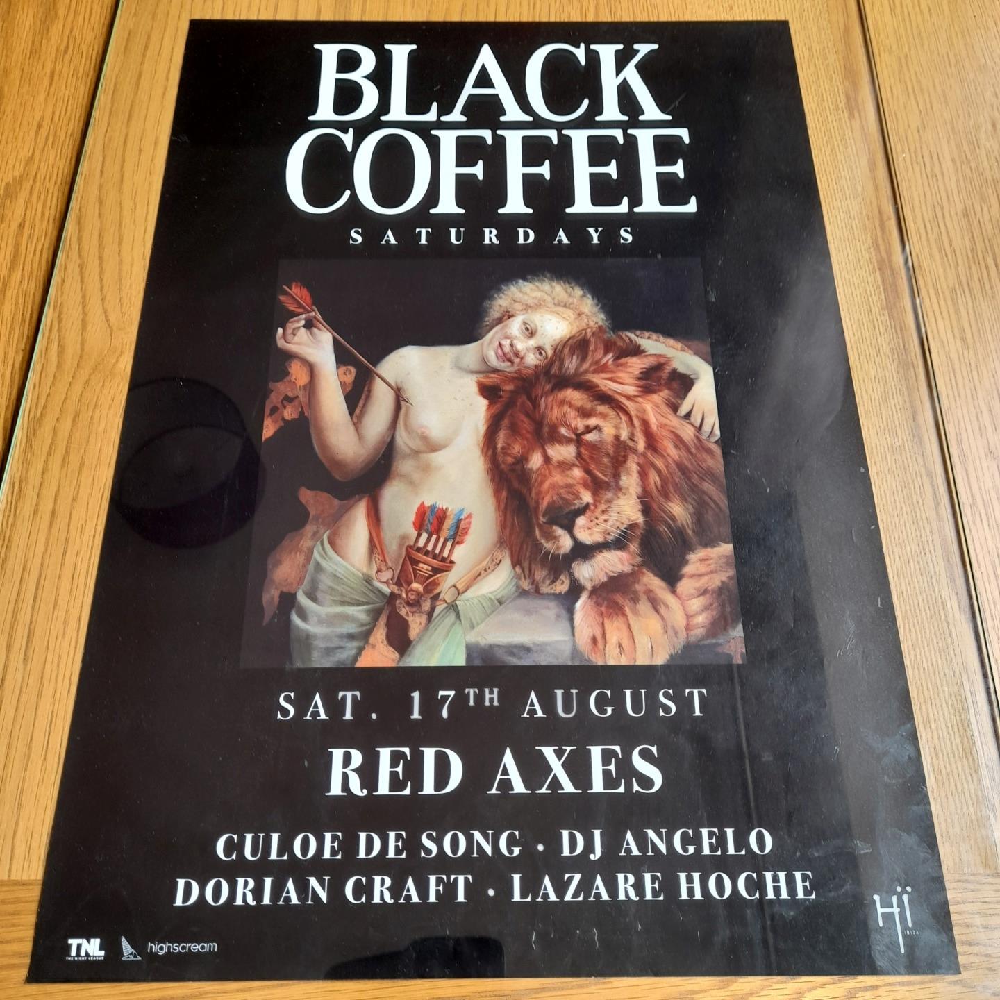 BLACK COFFEE @ HI CLUB 2019 - IBIZA CLUB POSTERS - DJ TRIBAL HOUSE MUSIC - Picture 19 of 24