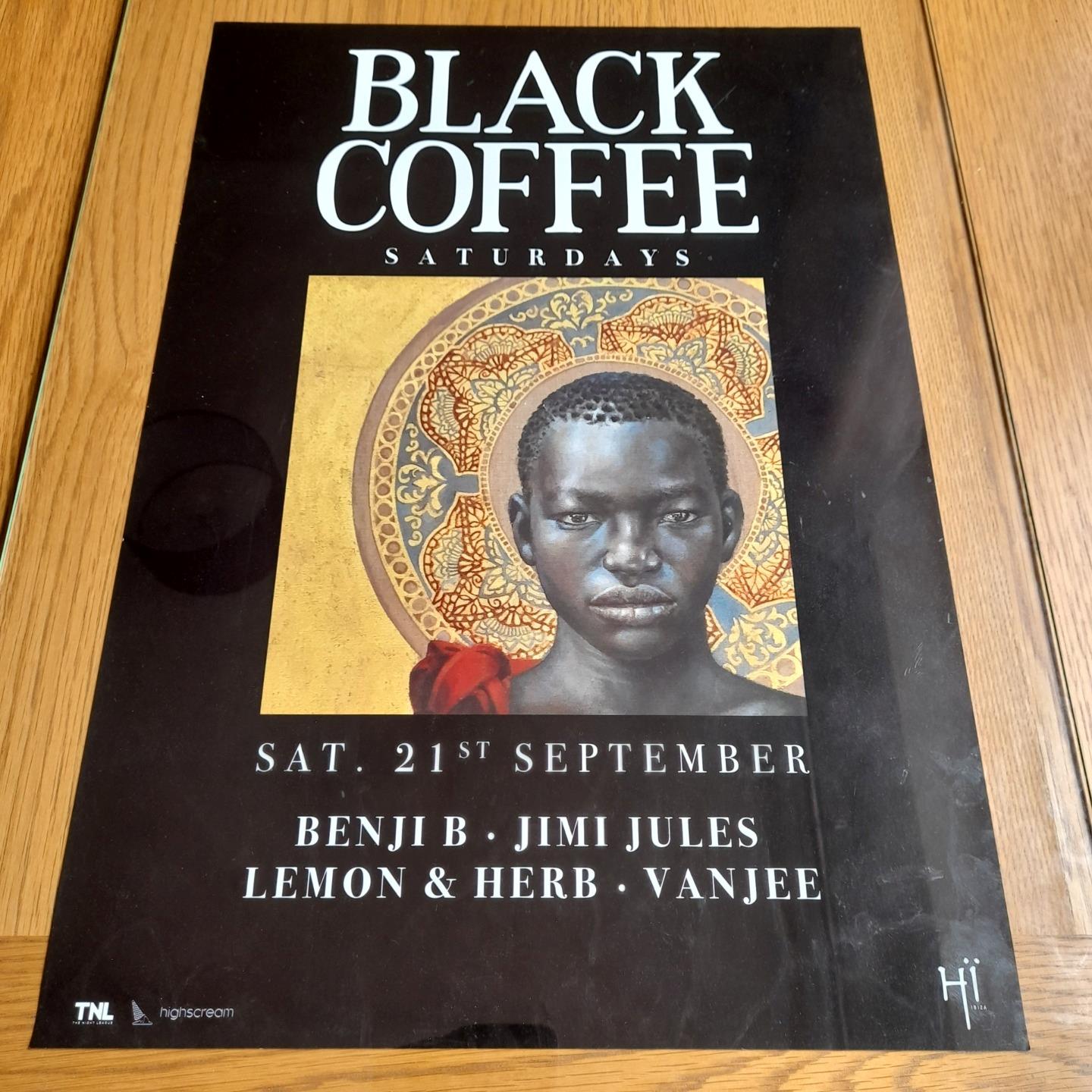 BLACK COFFEE @ HI CLUB 2019 - IBIZA CLUB POSTERS - DJ TRIBAL HOUSE MUSIC - Picture 23 of 24
