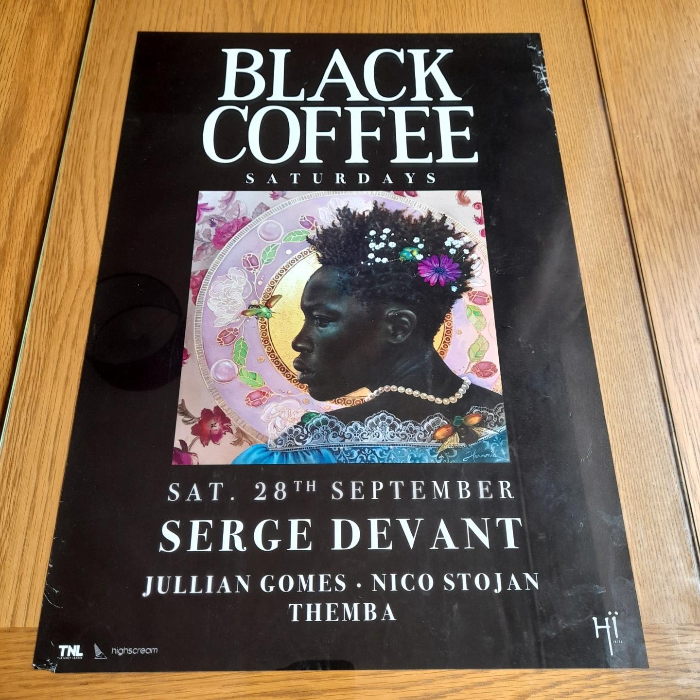 BLACK COFFEE @ HI CLUB 2019 - IBIZA CLUB POSTERS - DJ TRIBAL HOUSE MUSIC - Picture 24 of 24