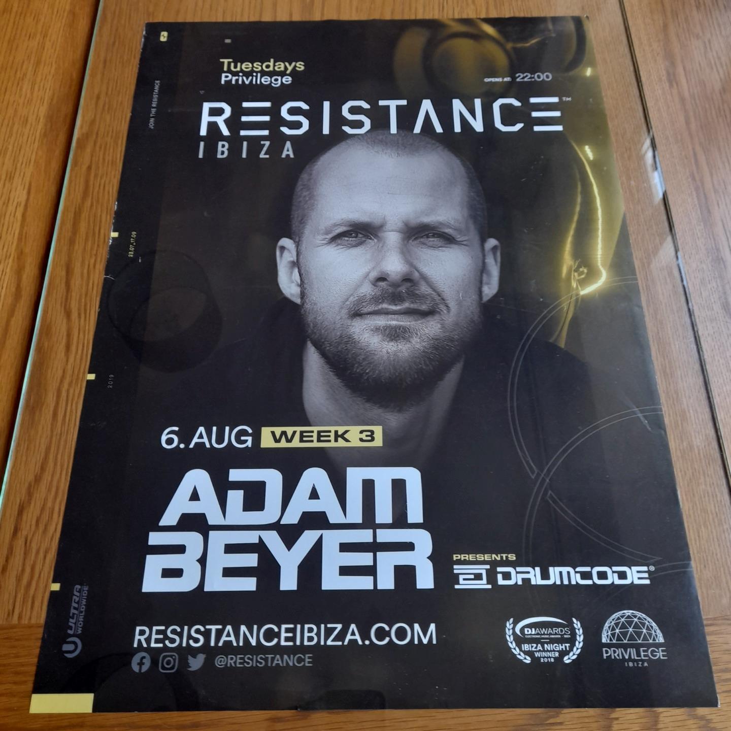 RESISTANCE @ PRIVILEGE CLUB 2019 - IBIZA CLUB POSTERS - DJ TECHNO HOUSE MUSIC - Picture 13 of 22