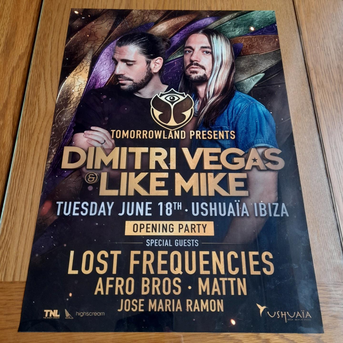 TOMORROWLAND @ USHUAIA CLUB 2019 - IBIZA CLUB POSTERS - DJ EDM HOUSE MUSIC - Picture 8 of 14