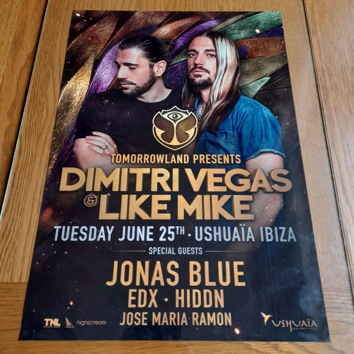TOMORROWLAND @ USHUAIA CLUB 2019 - IBIZA CLUB POSTERS - DJ EDM HOUSE MUSIC - Picture 9 of 14