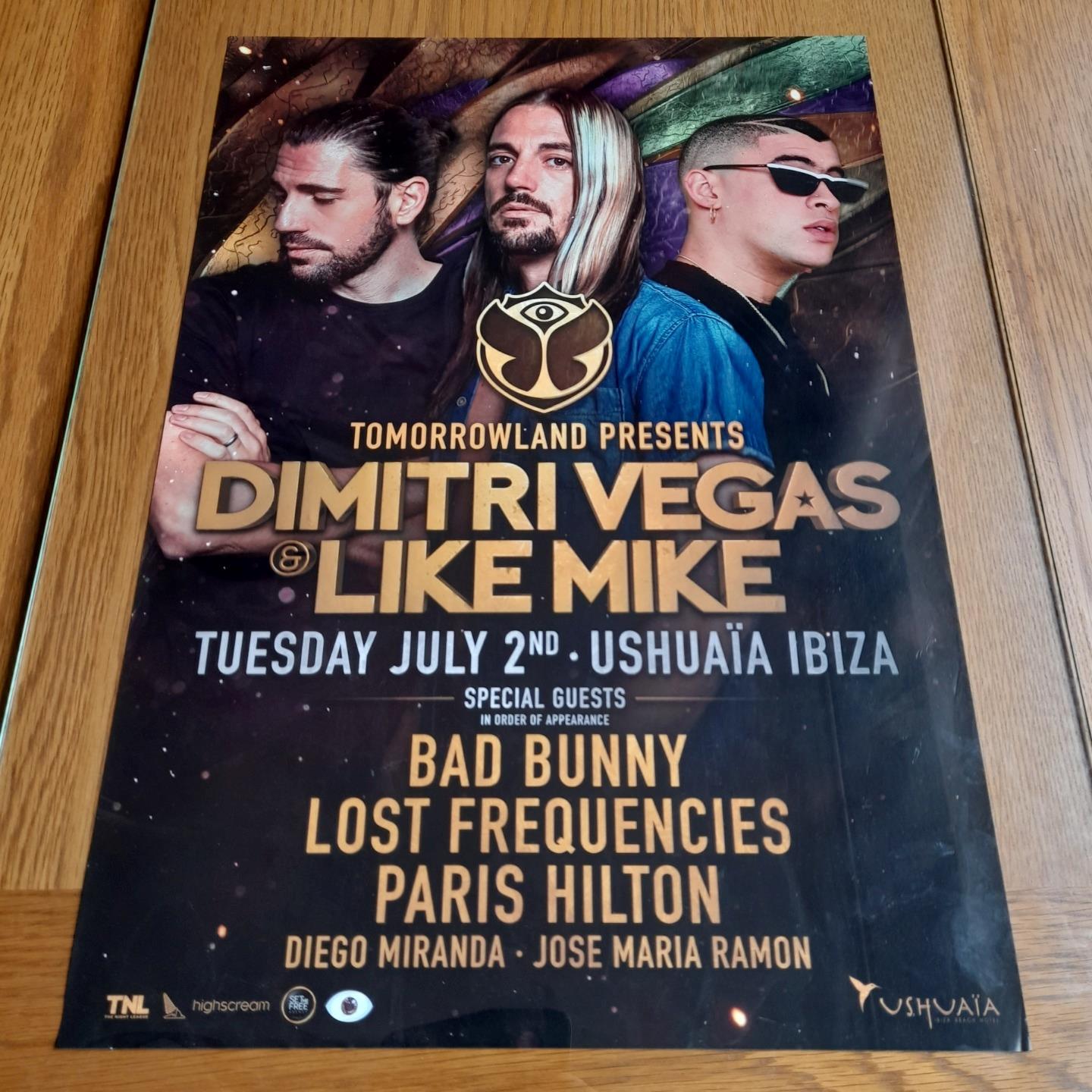 TOMORROWLAND @ USHUAIA CLUB 2019 - IBIZA CLUB POSTERS - DJ EDM HOUSE MUSIC - Picture 10 of 14