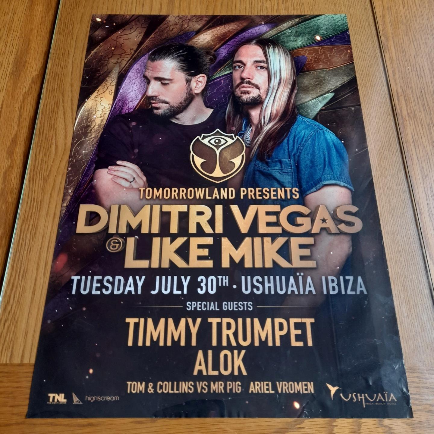 TOMORROWLAND @ USHUAIA CLUB 2019 - IBIZA CLUB POSTERS - DJ EDM HOUSE MUSIC - Picture 11 of 14