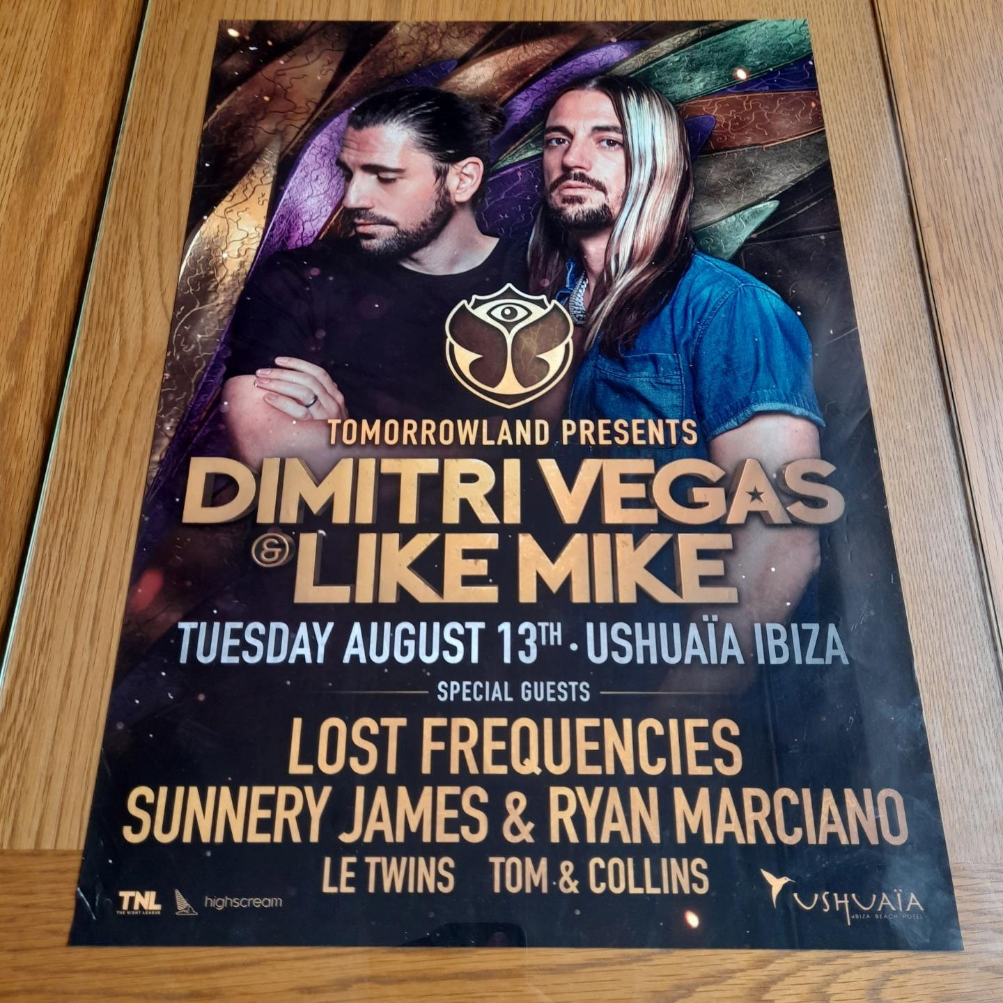 TOMORROWLAND @ USHUAIA CLUB 2019 - IBIZA CLUB POSTERS - DJ EDM HOUSE MUSIC - Picture 12 of 14