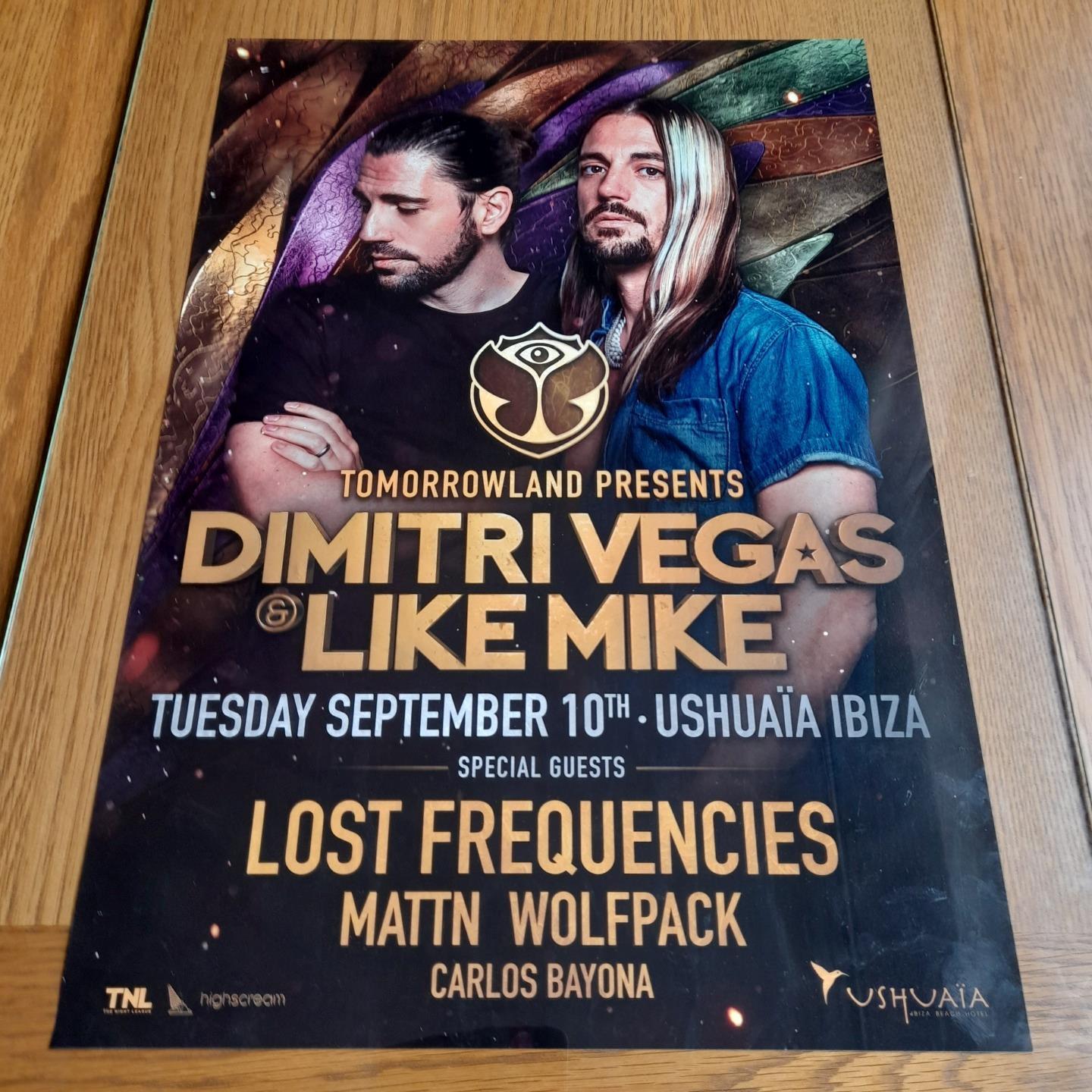 TOMORROWLAND @ USHUAIA CLUB 2019 - IBIZA CLUB POSTERS - DJ EDM HOUSE MUSIC - Picture 13 of 14