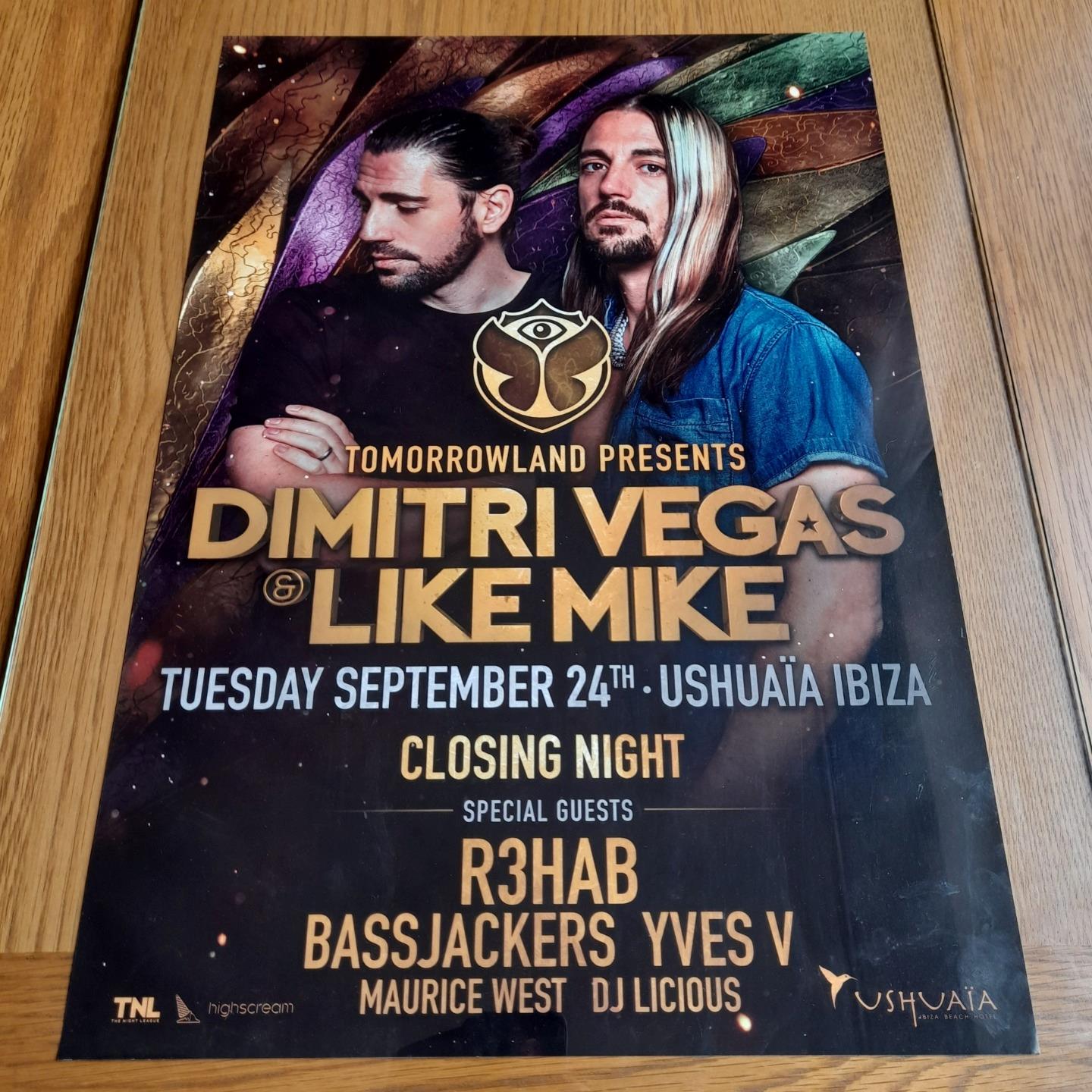 TOMORROWLAND @ USHUAIA CLUB 2019 - IBIZA CLUB POSTERS - DJ EDM HOUSE MUSIC - Picture 14 of 14