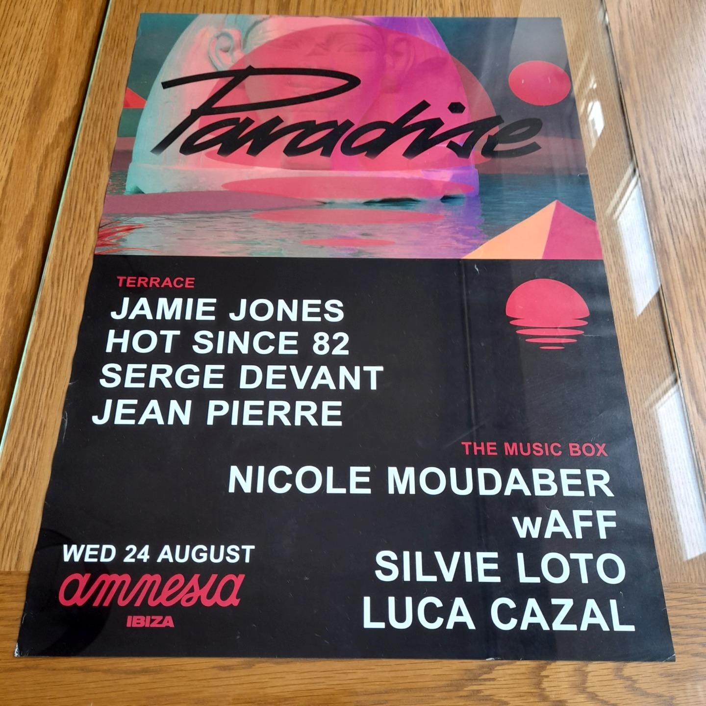 PARADISE JAMIE JONES @ AMNESIA IBIZA 2022 - IBIZA CLUB POSTERS - DJ HOUSE MUSIC - Picture 16 of 20