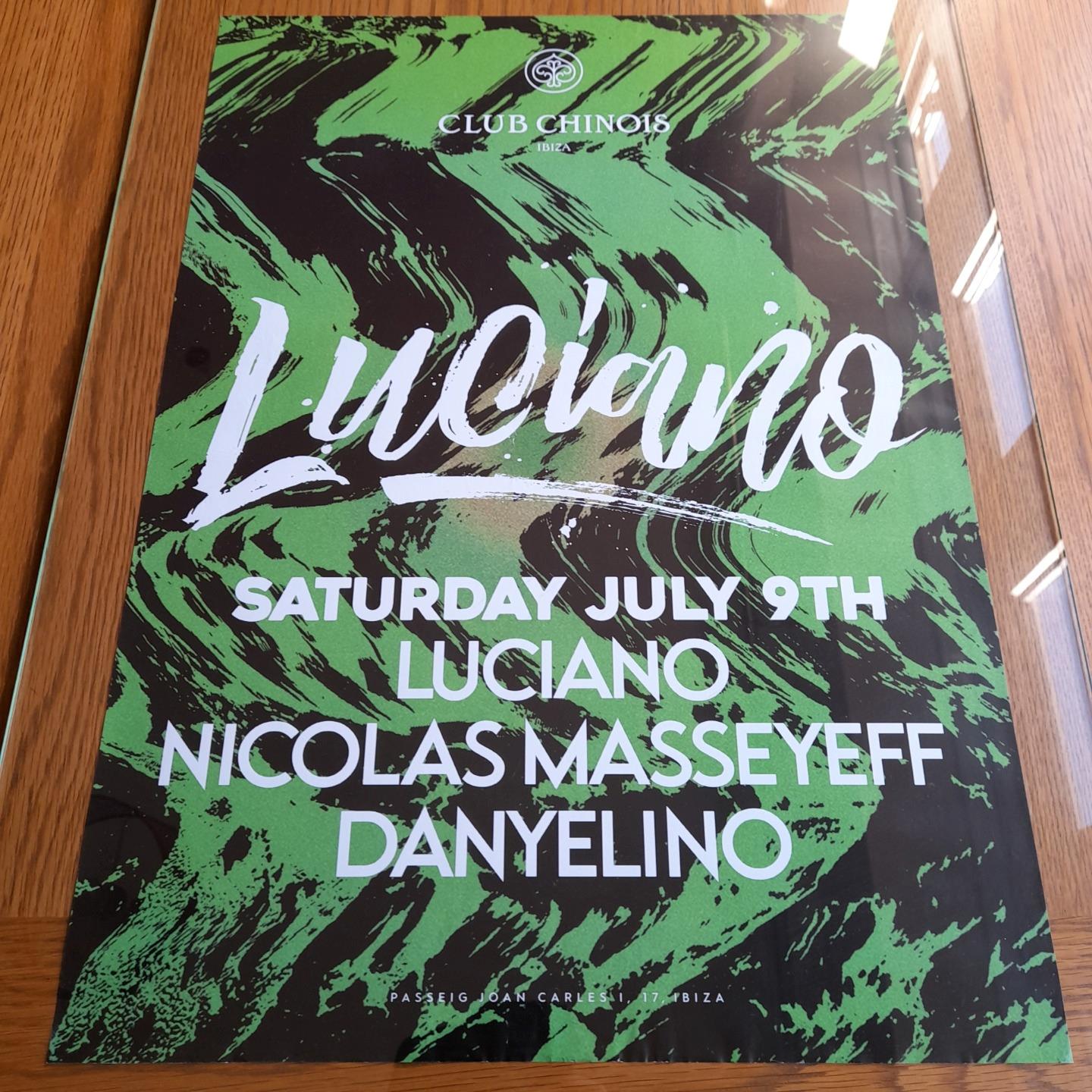 LUCIANO & FRIENDS @ CLUB CHINOIS IBIZA 2022 - IBIZA CLUB POSTERS DJ HOUSE MUSIC - Picture 14 of 24