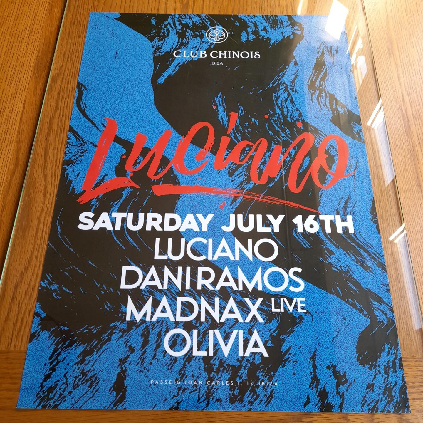 LUCIANO & FRIENDS @ CLUB CHINOIS IBIZA 2022 - IBIZA CLUB POSTERS DJ HOUSE MUSIC - Picture 15 of 24