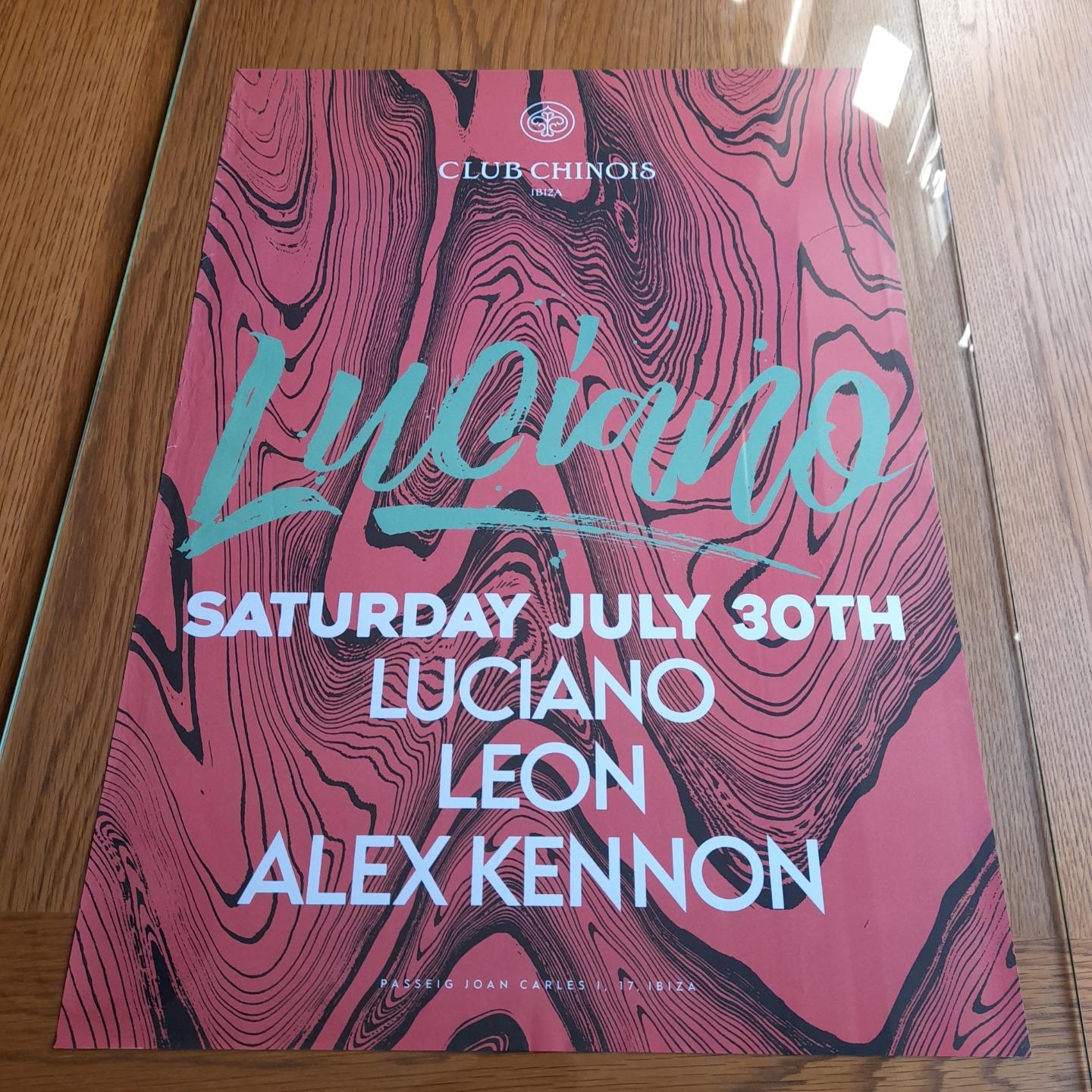 LUCIANO & FRIENDS @ CLUB CHINOIS IBIZA 2022 - IBIZA CLUB POSTERS DJ HOUSE MUSIC - Picture 16 of 24