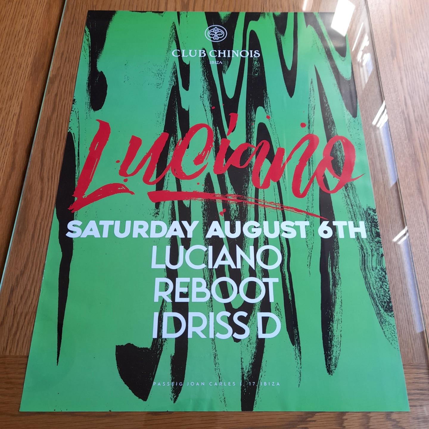 LUCIANO & FRIENDS @ CLUB CHINOIS IBIZA 2022 - IBIZA CLUB POSTERS DJ HOUSE MUSIC - Picture 17 of 24