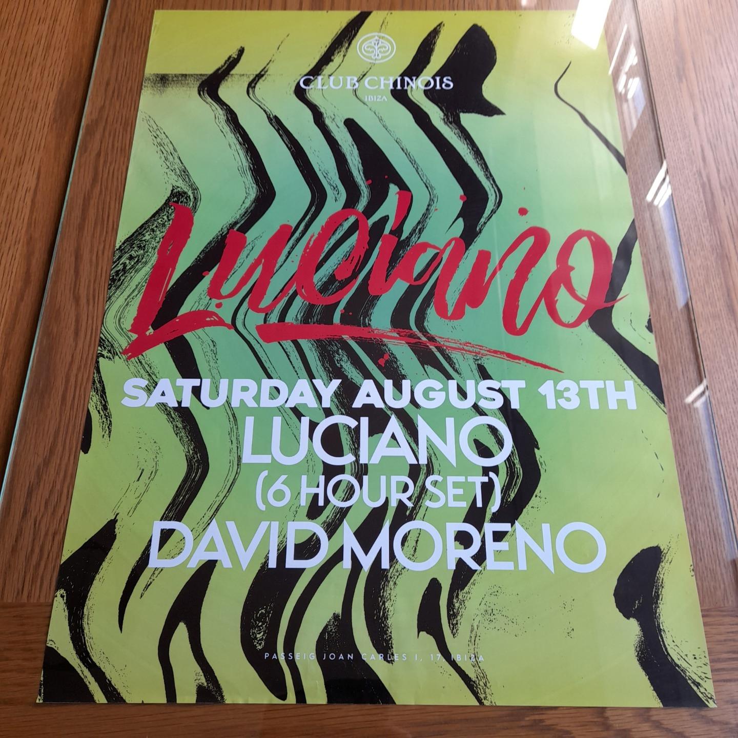 LUCIANO & FRIENDS @ CLUB CHINOIS IBIZA 2022 - IBIZA CLUB POSTERS DJ HOUSE MUSIC - Picture 18 of 24