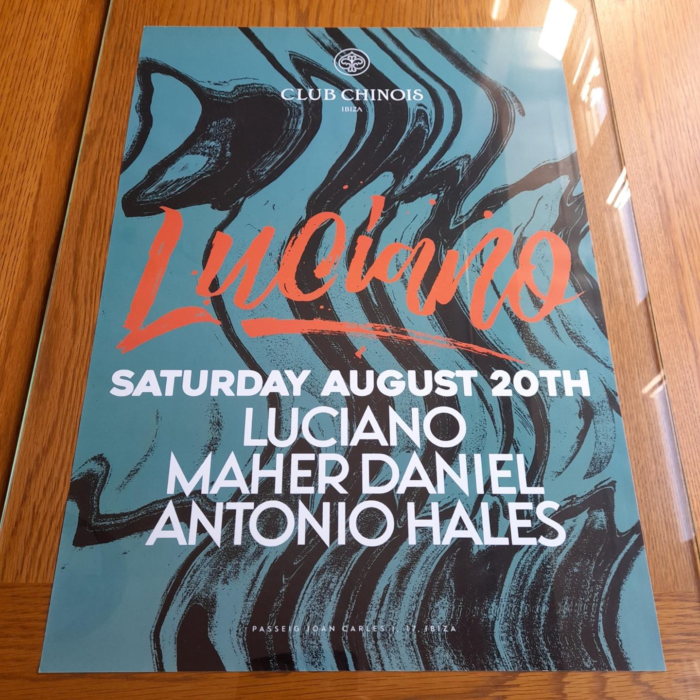 LUCIANO & FRIENDS @ CLUB CHINOIS IBIZA 2022 - IBIZA CLUB POSTERS DJ HOUSE MUSIC - Picture 19 of 24