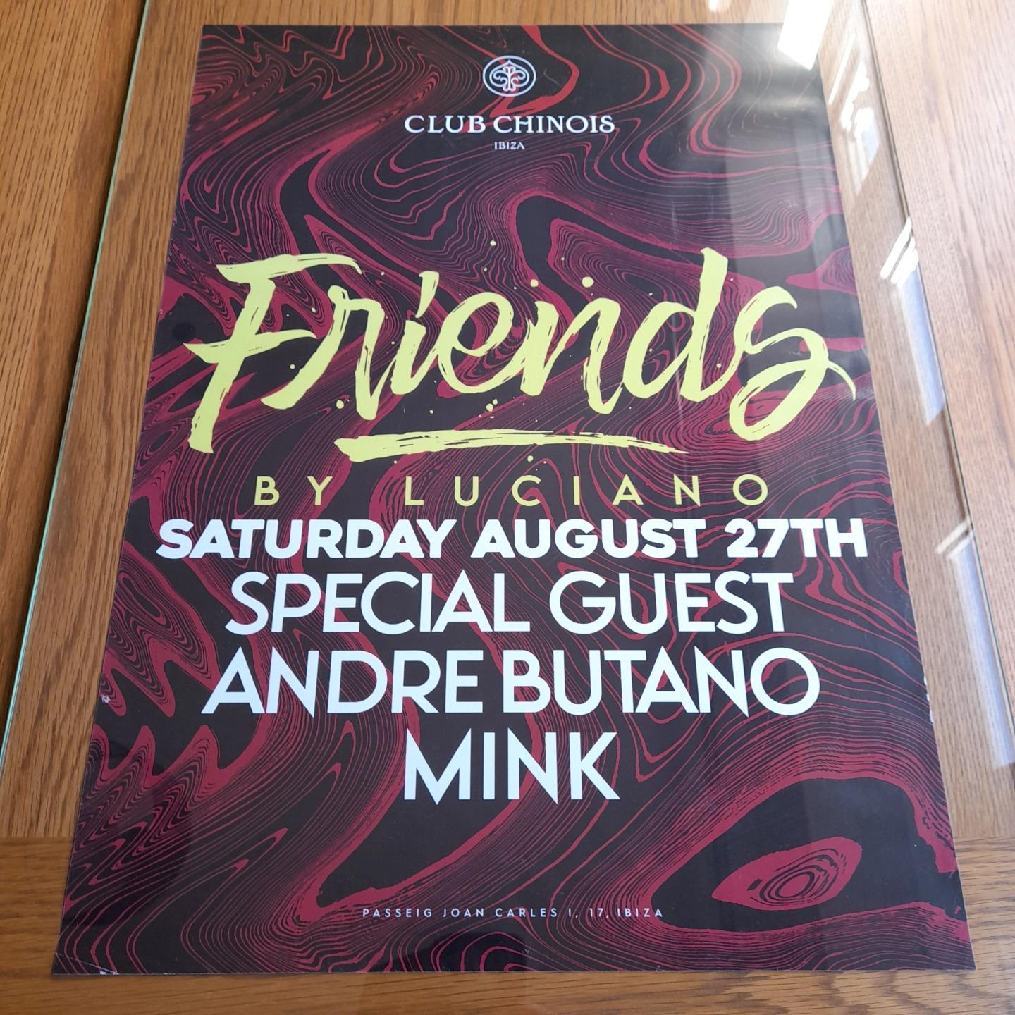 LUCIANO & FRIENDS @ CLUB CHINOIS IBIZA 2022 - IBIZA CLUB POSTERS DJ HOUSE MUSIC - Picture 20 of 24