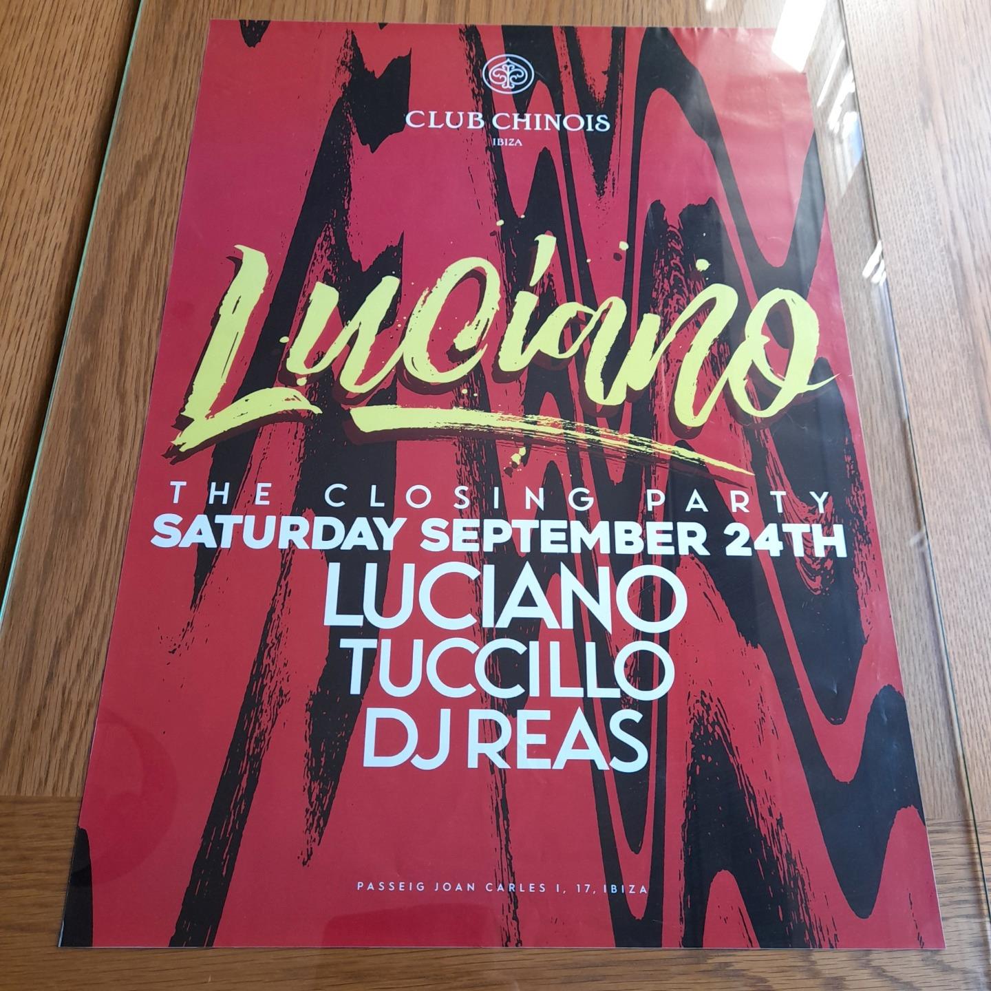 LUCIANO & FRIENDS @ CLUB CHINOIS IBIZA 2022 - IBIZA CLUB POSTERS DJ HOUSE MUSIC - Picture 24 of 24