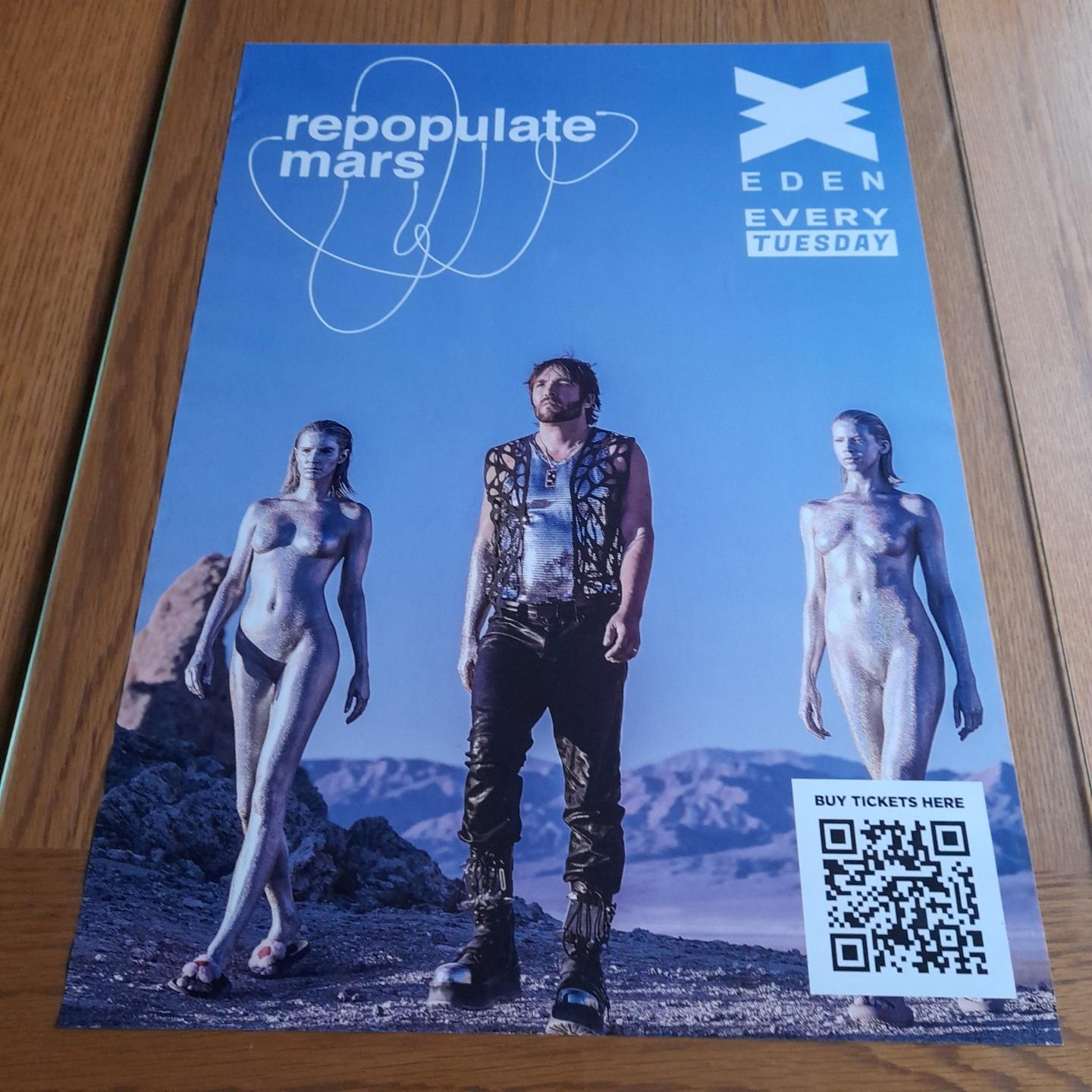 REPOPULATE MARS LEE FOSS @ EDEN IBIZA 2022 - IBIZA CLUB POSTERS - DJ HOUSE MUSIC - Picture 13 of 24