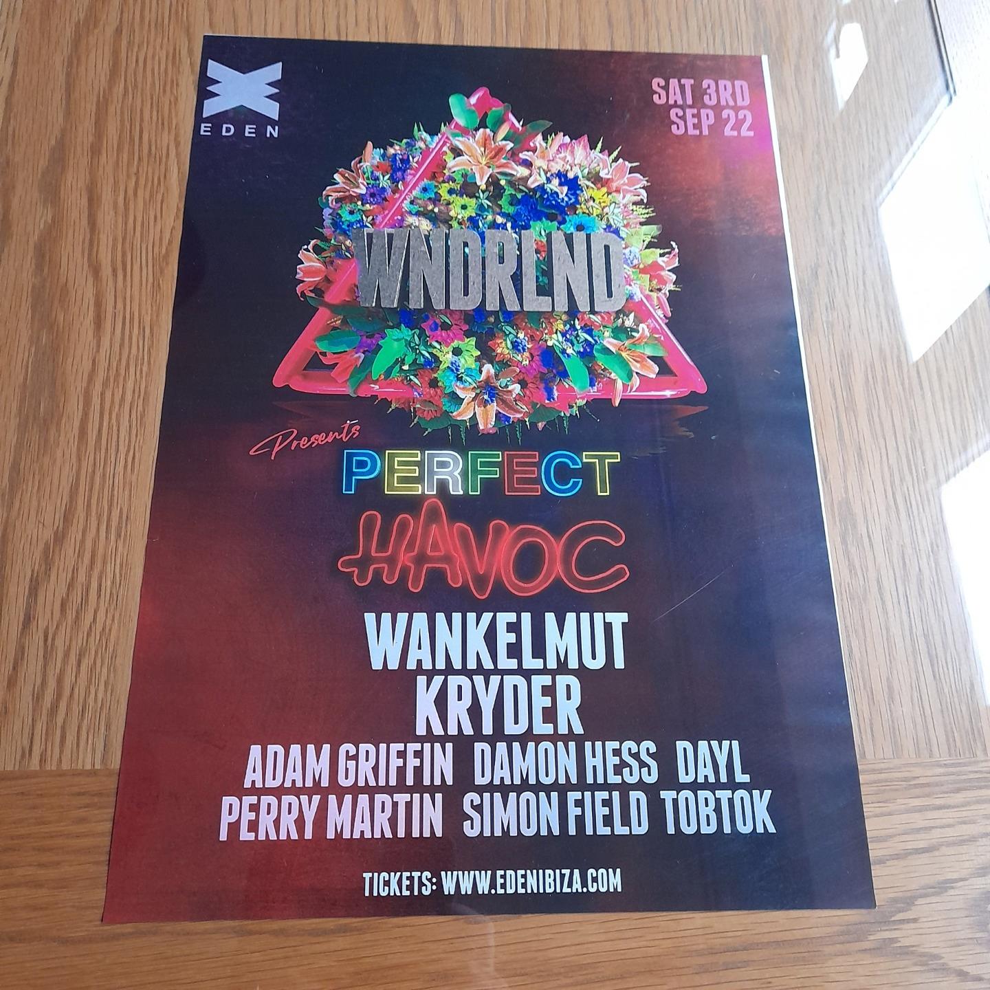 WNDRLND NEON JUNGLE @ EDEN IBIZA 2022 - IBIZA CLUB POSTERS - DJ HOUSE MUSIC - Picture 10 of 12